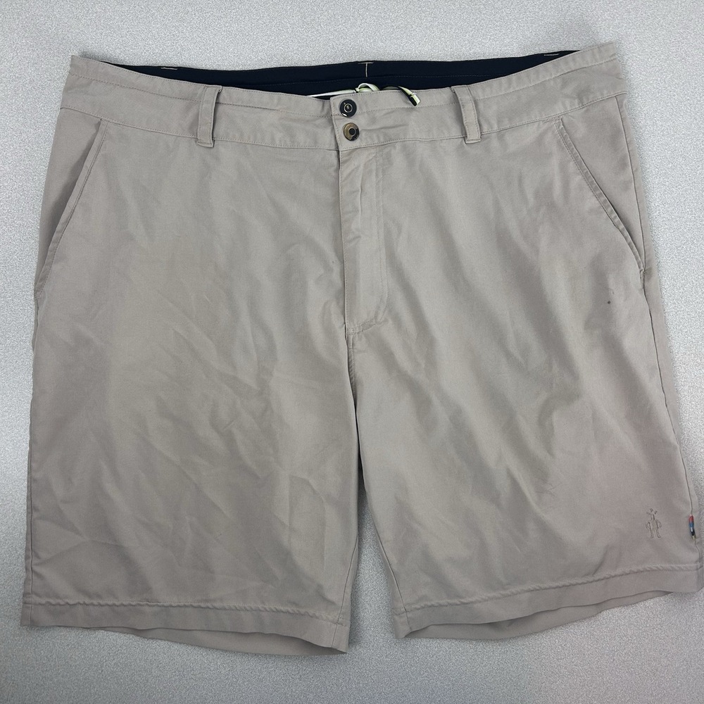 Smartwool Shorts Mens XL 38 Beige Merino Wool Blend Stretch‎ Hiking Outdoors